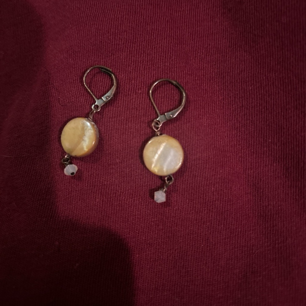 Elegant Gold and Silver Earrings